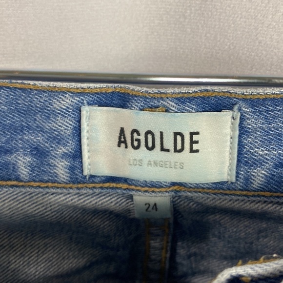 Agolde 90's Mid Rise Loose Fit in Fall Out Size 24 - Picture 13 of 16